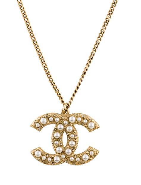 chanel faux necklace|authentic chanel necklace.